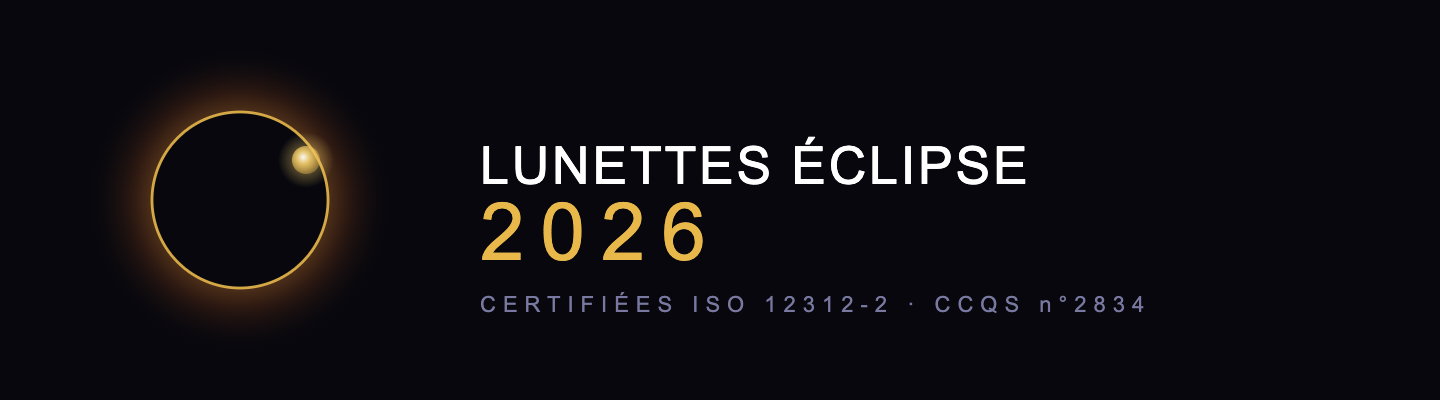 Lunettes Eclipse 2026 - logo horizontal Diamond Ring